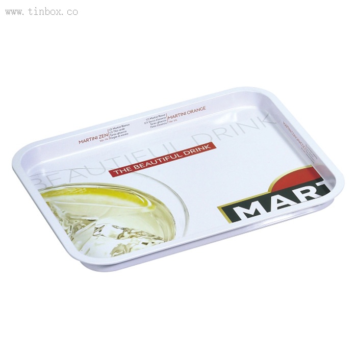Christmas rectangular Tin Trays Christmas rectangular Tin Trays