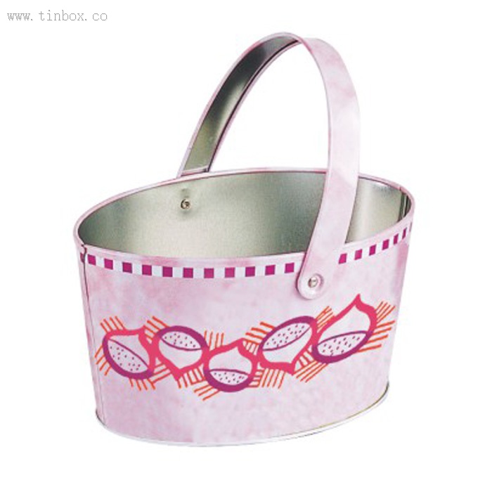 egg Christmas Tin Buckets with Handle egg Christmas Tin Buckets with Handle