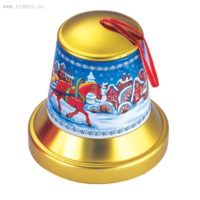 Christmas Jingle Bell Tins for Candy Christmas Jingle Bell Tins for Candy