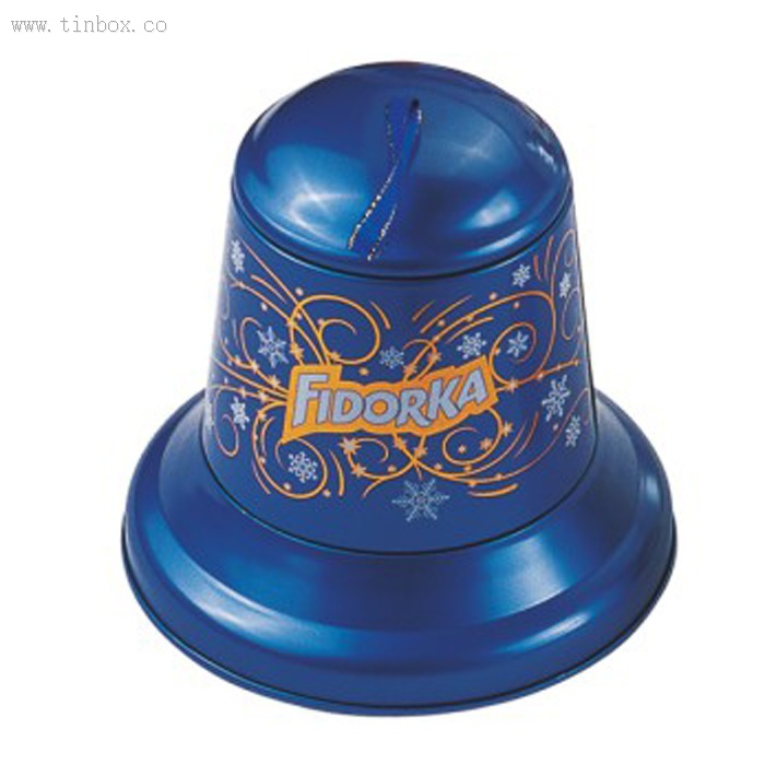 Customized Christmas Bell Tin Customized Christmas Bell Tin