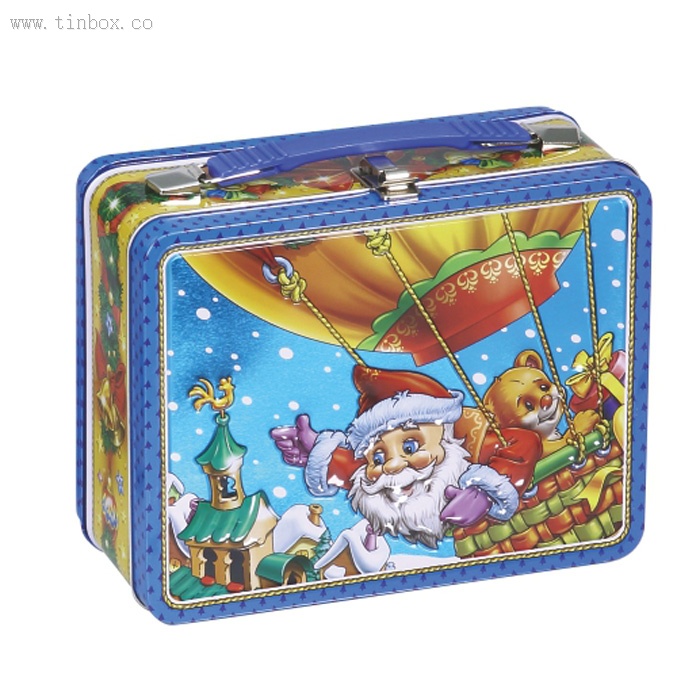 Christmas tin Gift Boxes with Lock Christmas tin Gift Boxes with Lock