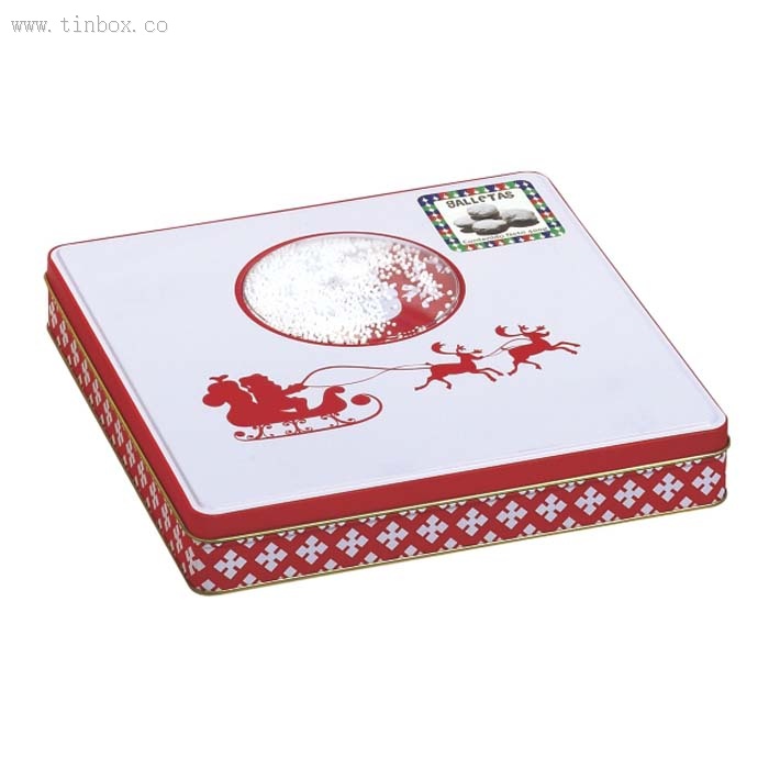Decorative Christmas Tin Box Decorative Christmas Tin Box