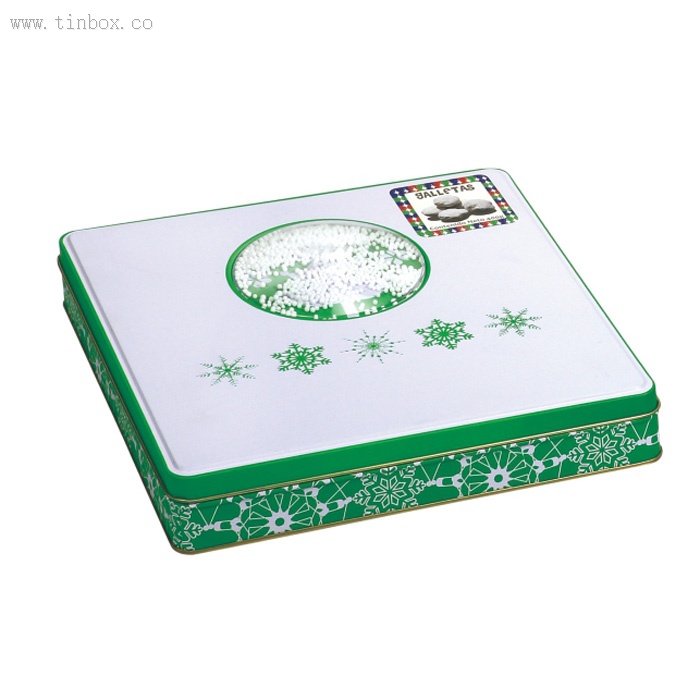 Printed Christmas Tin Box Printed Christmas Tin Box