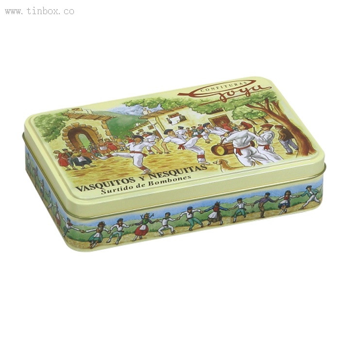 Printed Chocolate Tin for Christmas Printed Chocolate Tin for Christmas