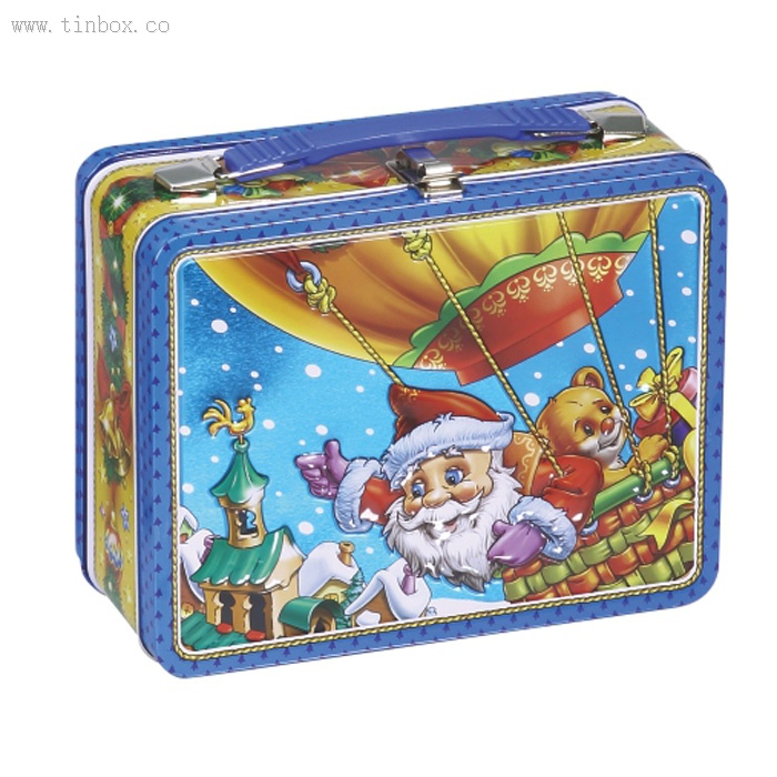 Christmas Metal Lunch Box Christmas Metal Lunch Box