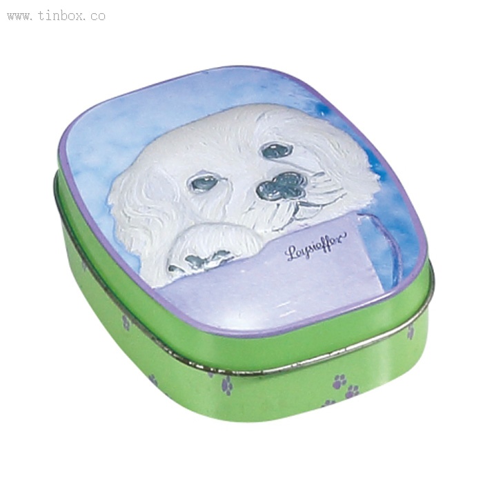 rectangular Christmas fancy soap tin box rectangular Christmas fancy soap tin box