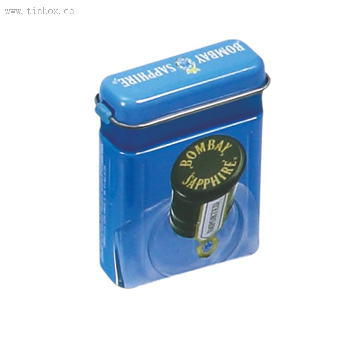 hinged Christmas mint tin with inner lid hinged Christmas mint tin with inner lid