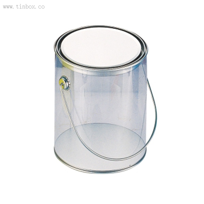 Christmas candy tin bucket Christmas candy tin bucket