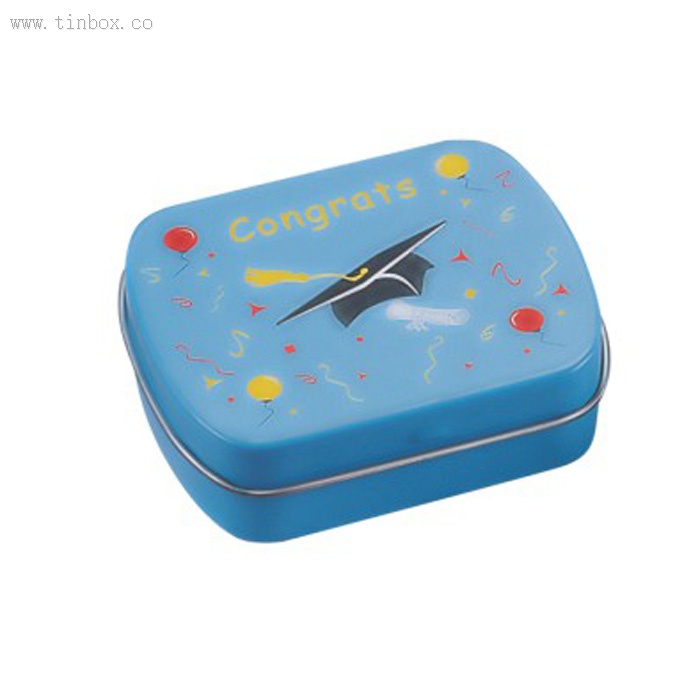 small seamless rectangular Christmas candy tin small seamless rectangular Christmas candy tin