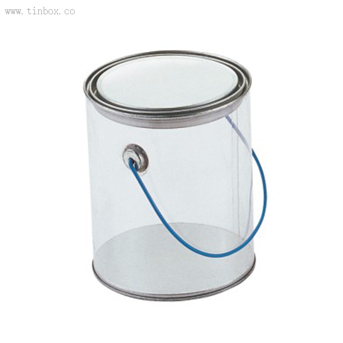 Christmas candy lever lid Clear bucket Christmas candy lever lid Clear bucket