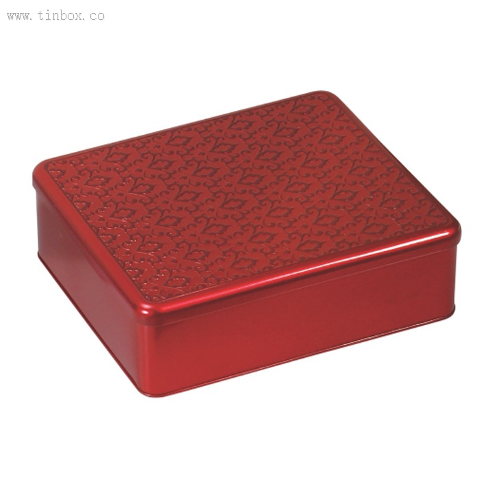 rectangular Christmas tin rectangular Christmas tin