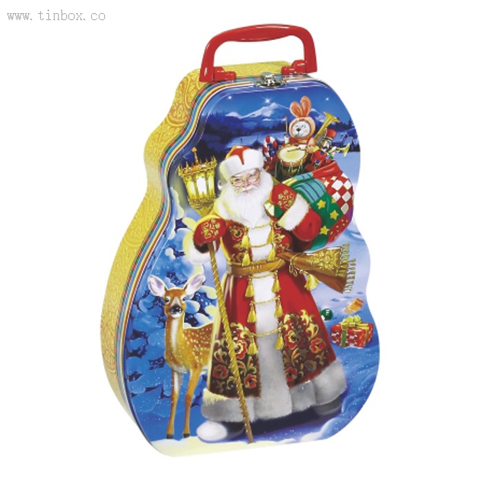 Christmas tree shaped tin Christmas tree shaped tin