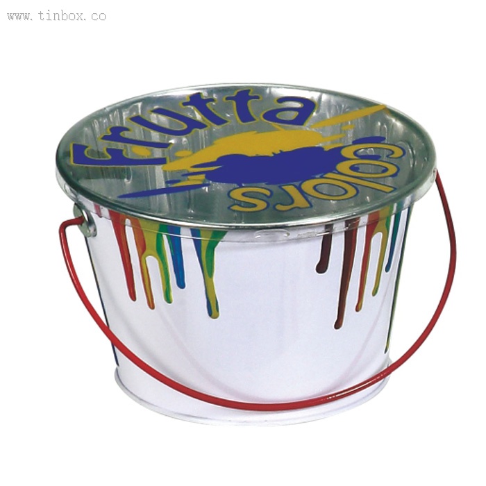 candy tin bucket with clear lid candy tin bucket with clear lid