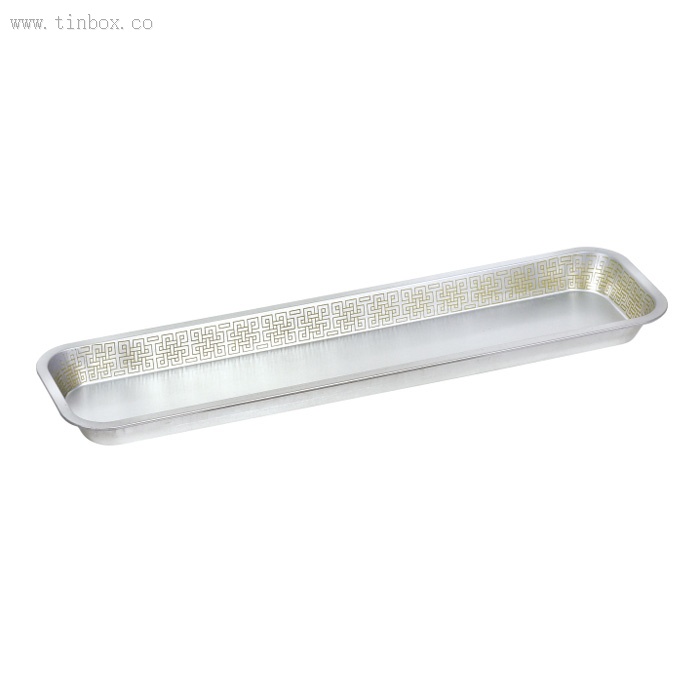 Rectangular Distressed aluminium Tray Rectangular Distressed aluminium Tray