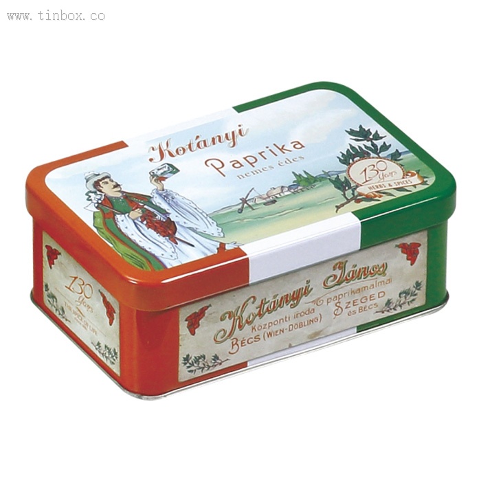vintage rectangle hinged candy tin vintage rectangle hinged candy tin