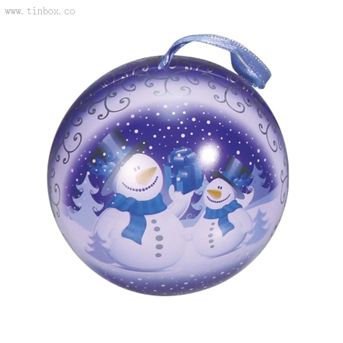 christmas ball tin christmas ball tin