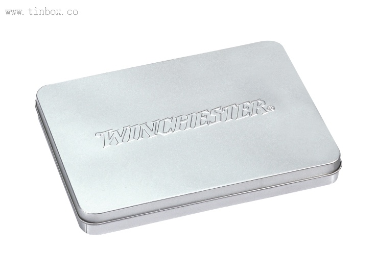 silver rectangular candy tin box silver rectangular candy tin box