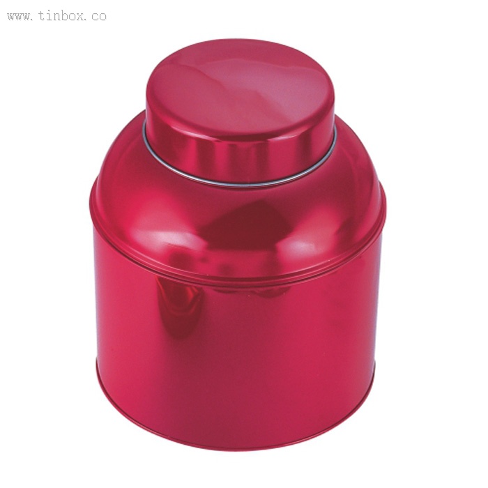 big Round tea tin box with dome lid big Round tea tin box with dome lid