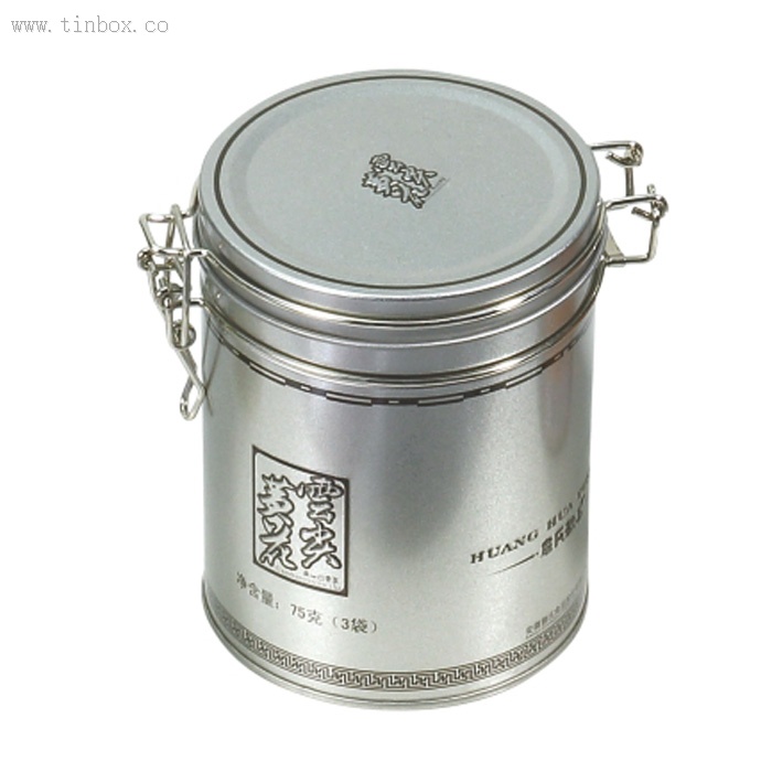 Airtight round tea tin box Airtight round tea tin box