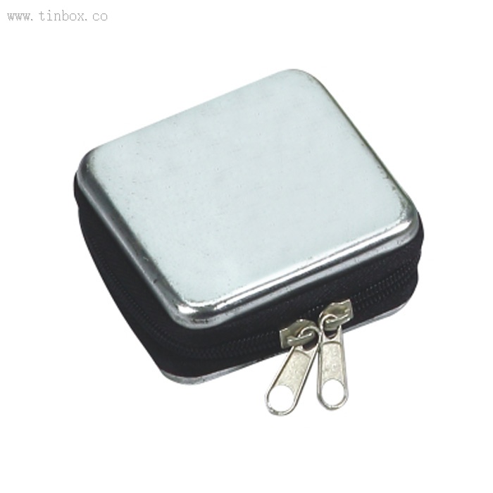 zipper candy tin box zipper candy tin box