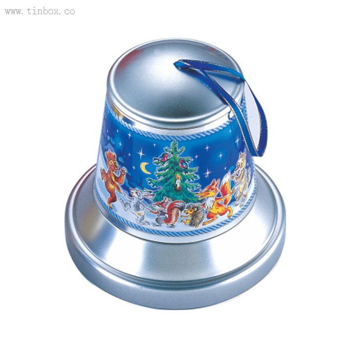 Christmas Jingle Bell Tins for Candy Christmas Jingle Bell Tins for Candy