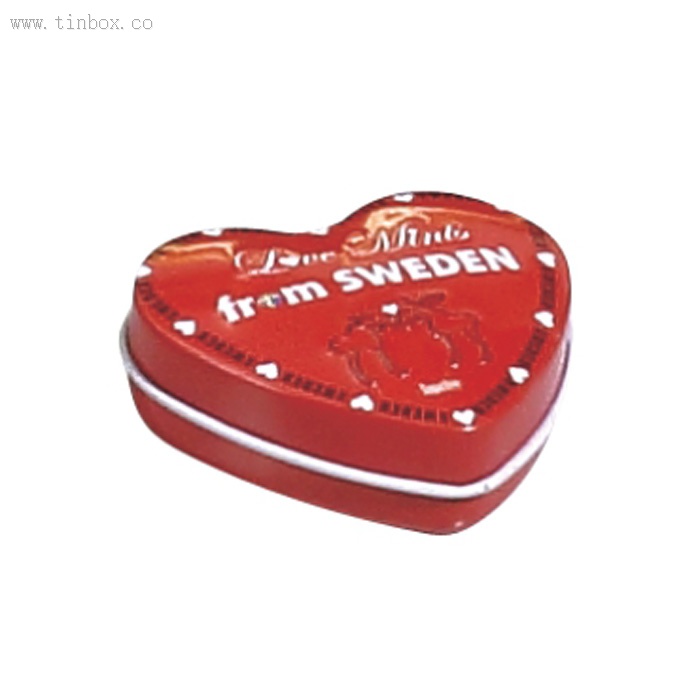 Elegant heart shaped chocolate tin Elegant heart shaped chocolate tin
