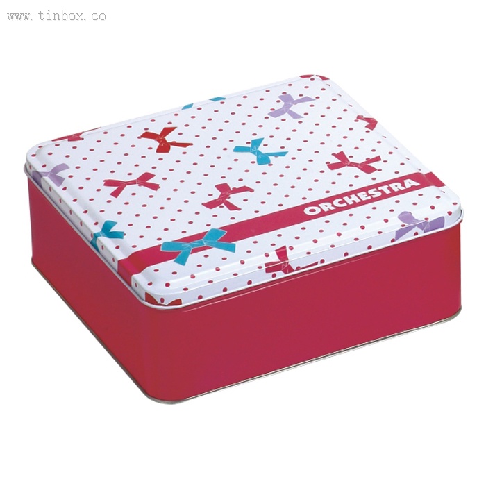 Decorative Empty Metal Cake Tin Box Decorative Empty Metal Cake Tin Box