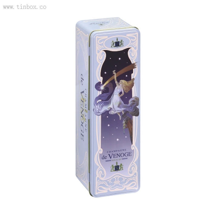 rectangular shaped wine tin box rectangular shaped wine tin box