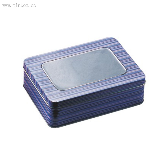 Amazon hot sale square tin boxes with clear cover Amazon hot sale square tin boxes with clear cover