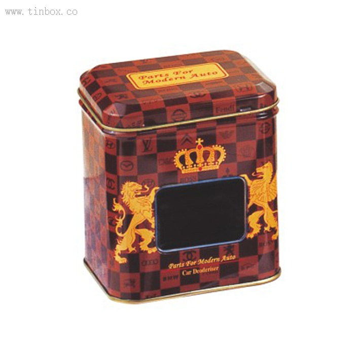 Wholesale Pastoral Nuts Tin with Window Wholesale Pastoral Nuts Tin with Window