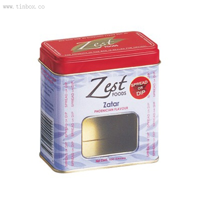 Wholesale Pastoral Nuts Tin with Window Wholesale Pastoral Nuts Tin with Window