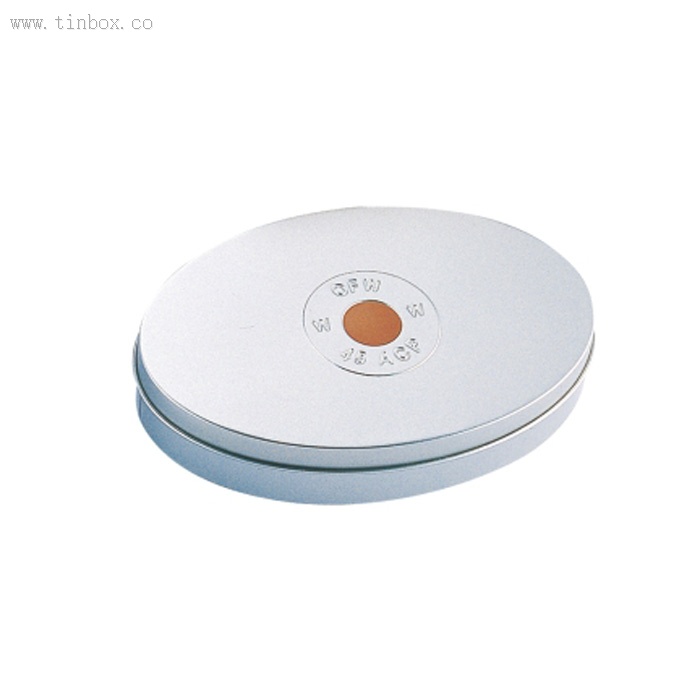 Medium oval chocolate tin Medium oval chocolate tin