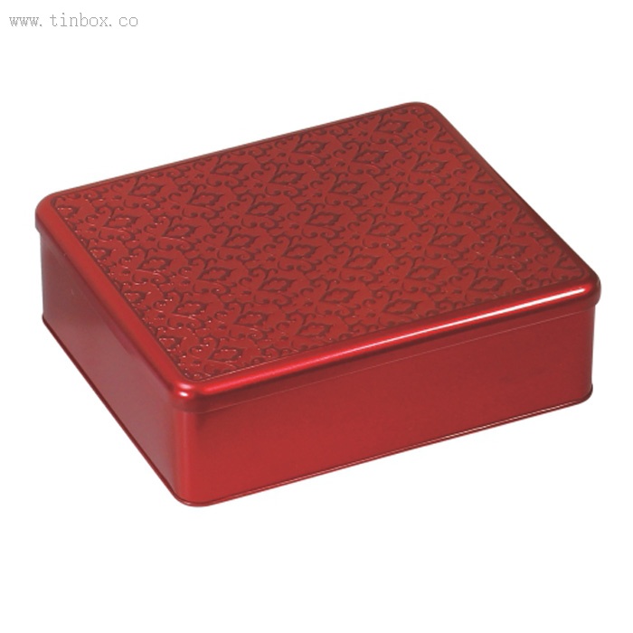 Decorative Rectangular Biscuit Tin with Lid Decorative Rectangular Biscuit Tin with Lid
