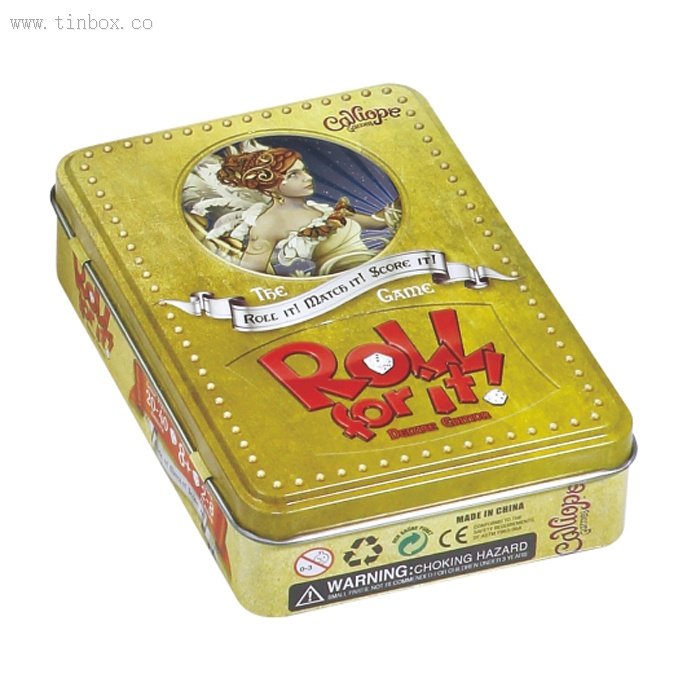 Decorative Rectangular Biscuit Tin with Lid Decorative Rectangular Biscuit Tin with Lid