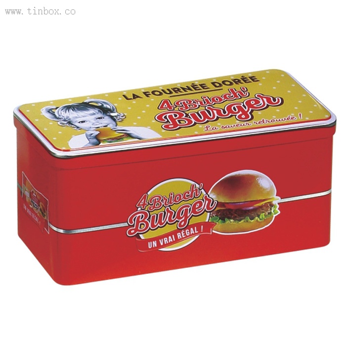 rectangular biscuit tin box with hinge lid rectangular biscuit tin box with hinge lid