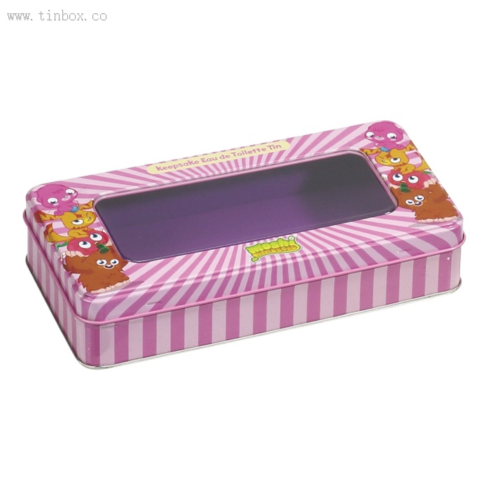 tin box with clear lid tin box with clear lid