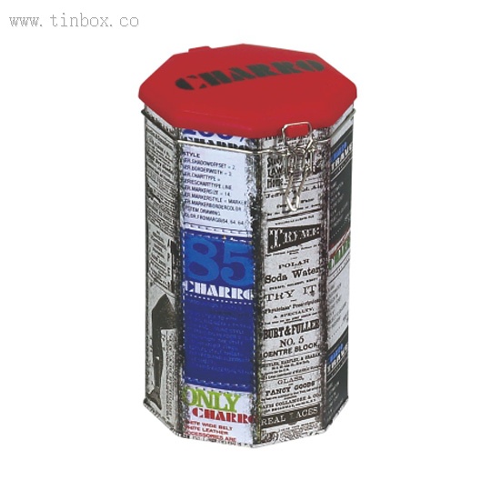 octagon tea tin box octagon tea tin box