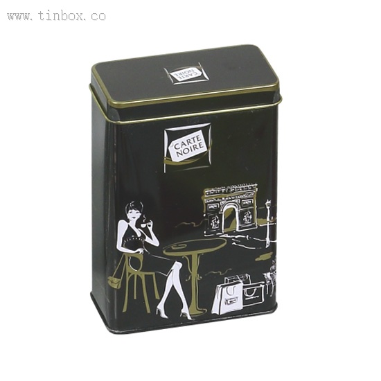 rectangle tea and coffee tin box rectangle tea and coffee tin box