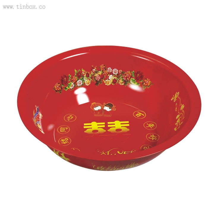 red metal tray red metal tray