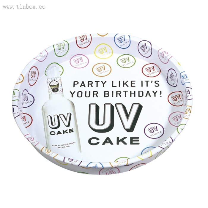 round tin tray round tin tray