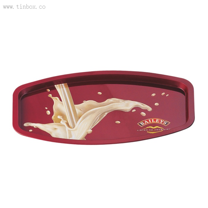 oval christmas tin tray oval christmas tin tray