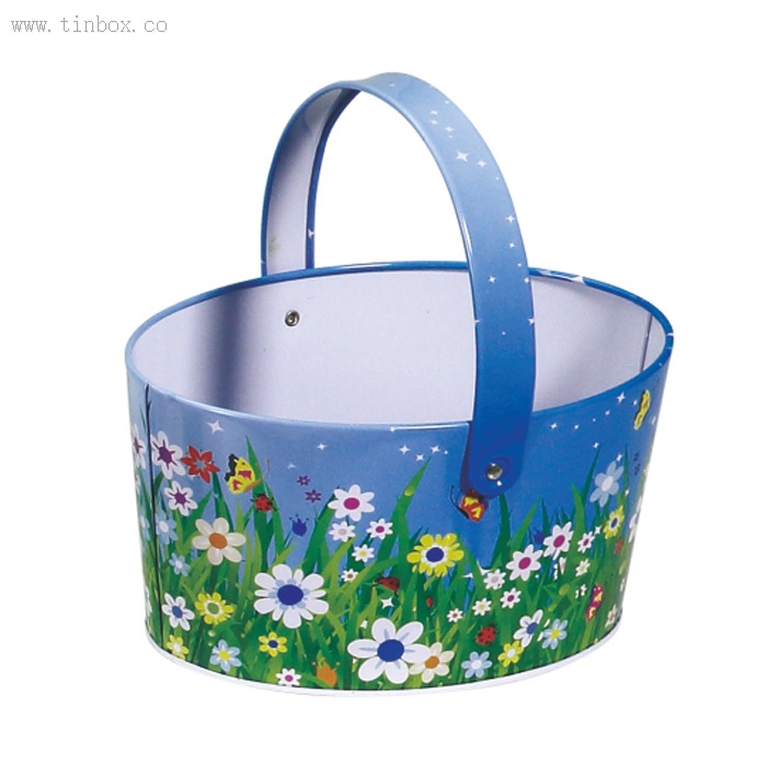 ovel tin buckets with handle ovel tin buckets with handle