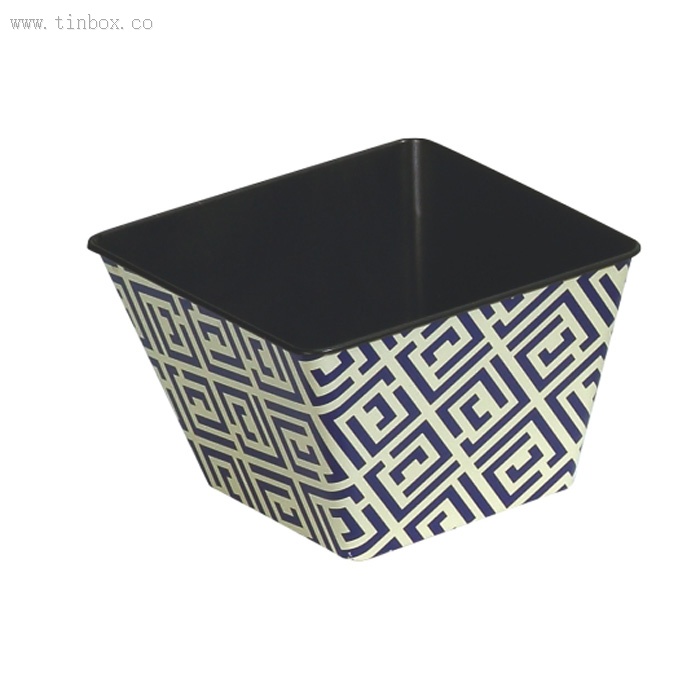 square tin bucket square tin bucket