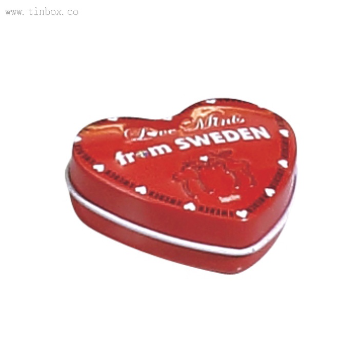 mini heart candy tin box mini heart candy tin box