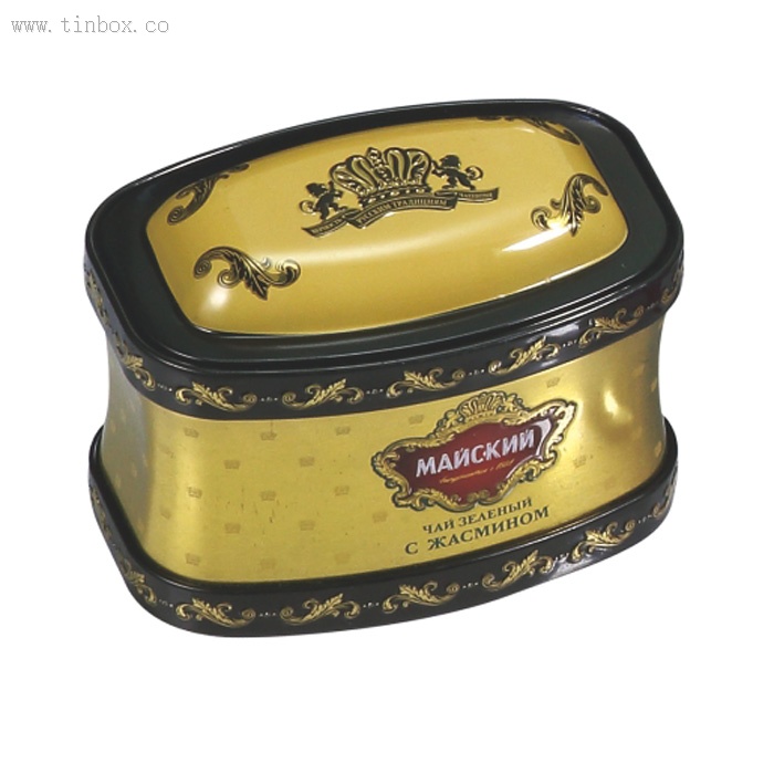 tea tin box with domed lid tea tin box with domed lid
