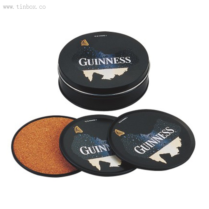 Tin Coasters set Tin Coasters set