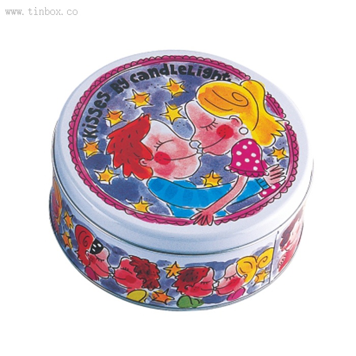 round cookies tin box packaging round cookies tin box packaging