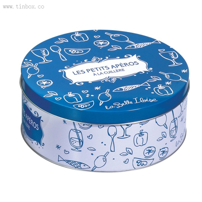 empty round gift tin box empty round gift tin box