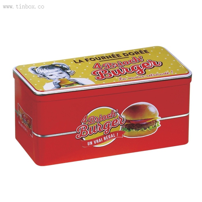 rectangular Food packaging Tin Box rectangular Food packaging Tin Box