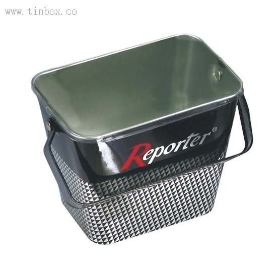rectangular Popcorn tin bucket rectangular Popcorn tin bucket